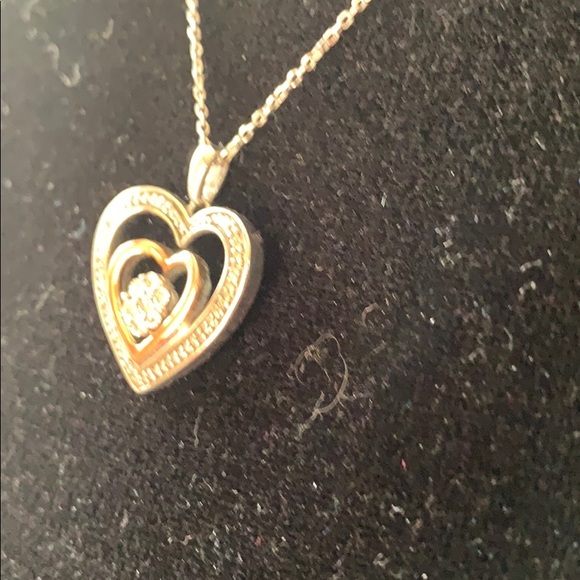 COPY - Diamond silver 925 and rose gold 10k heart… - Picture 6 of 12